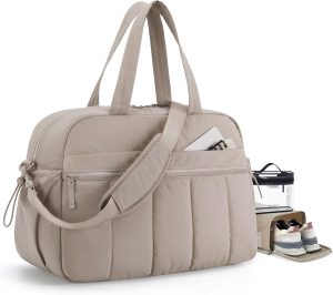 BAGSMART Sac de Voyage Femme Sport Bagage Cabine 50x22x35cm