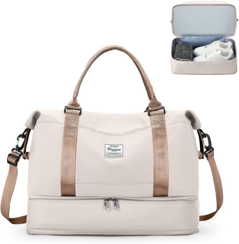 SEAFEW Sac de Voyage 40x30x20 pour Ryanair, Bagage Cabine Avion sous Siège, avec Compartiment à Chaussures